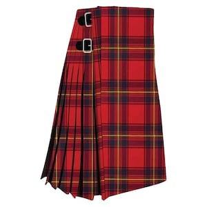 Scottish Traditional Oliver Modern 8 Yard Heavy Weight Tartan Kilt - Men&#39;s Handmade Tartan Kilts