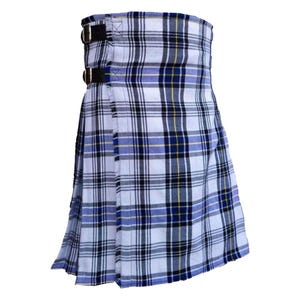 Scottish Traditional Hannay Modern 8 Yard Heavy Weight Tartan Kilt - Men&#39;s Handmade Tartan Kilts