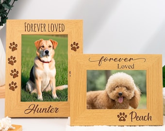 Cornice Commemorativa Per Animali Domestici 10x15 Cm Con Scritta 'Forever In My Heart' - Legno Con Supporto Da Scrivania - 2