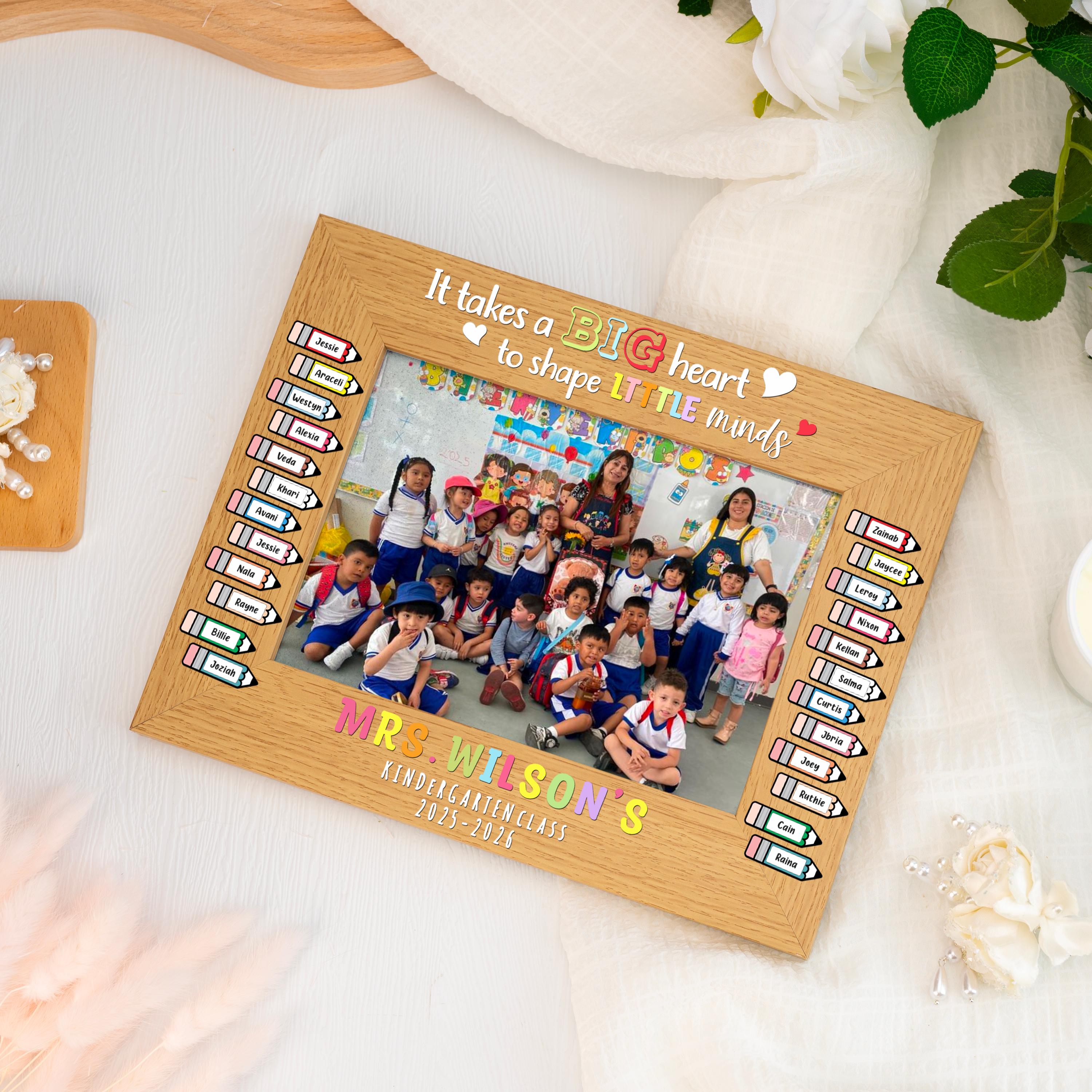 Custom Teacher Class Picture Frame,teacher Gift Photo Frame With ...