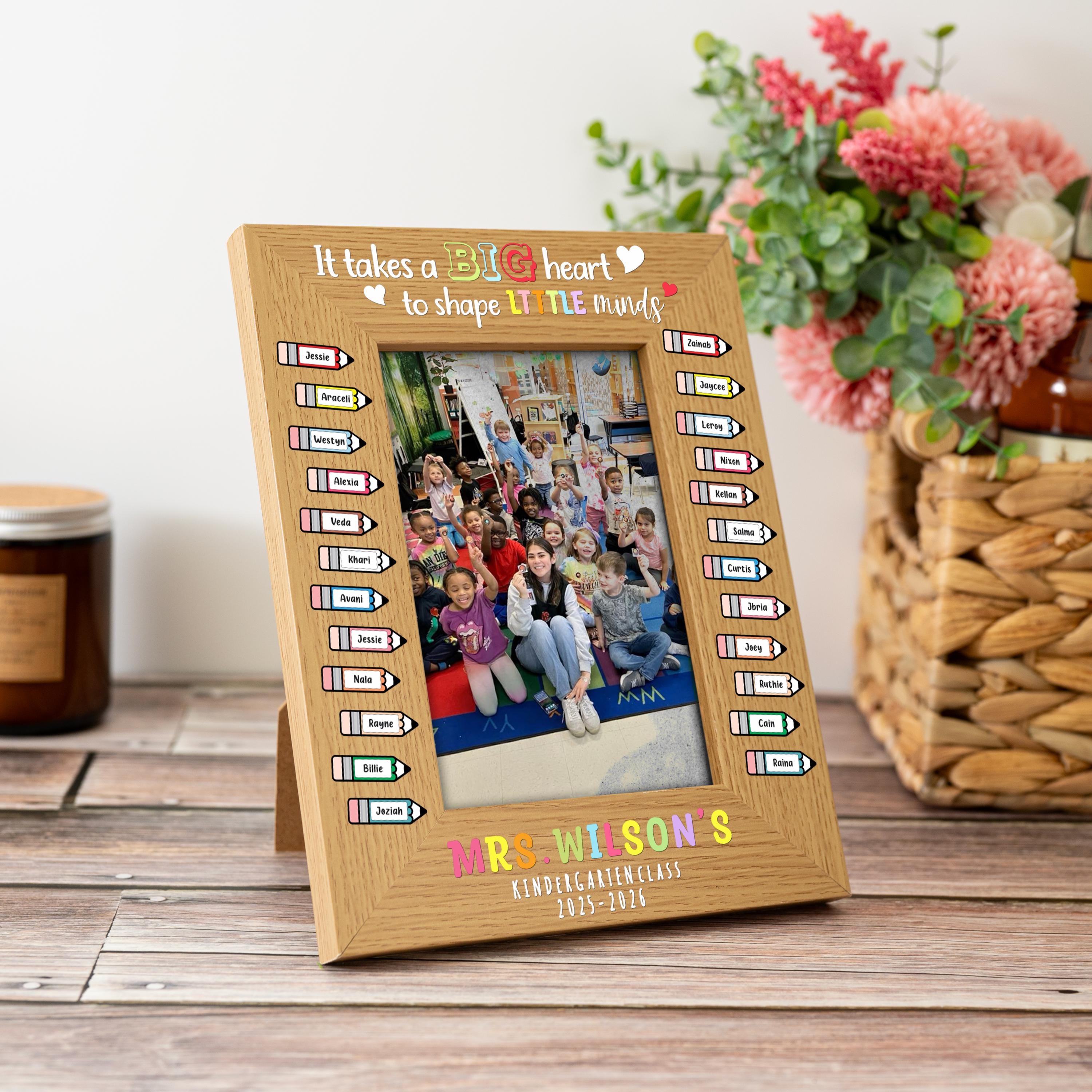 Custom Teacher Class Picture Frame,teacher Gift Photo Frame With ...
