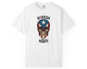 Boricua Pride T-Shirt: Garment-Dyed Unisex Tee