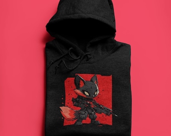 War Fox Youth Hoodie: Customizable Gamer Sweatshirt