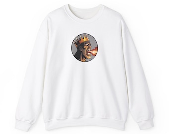Orisha Chango Sweatshirt: African God Fire Design, Santeria Apparel