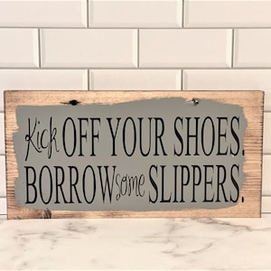 Remove Shoes Sign Shoe Storage Custom Wood Sign Door Hanger ~ Front Door Décor Please Remover Your Shoes At Door Shoe Basket Front Door Sign