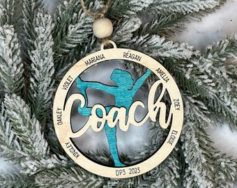 Gymnastics Coach Ornament