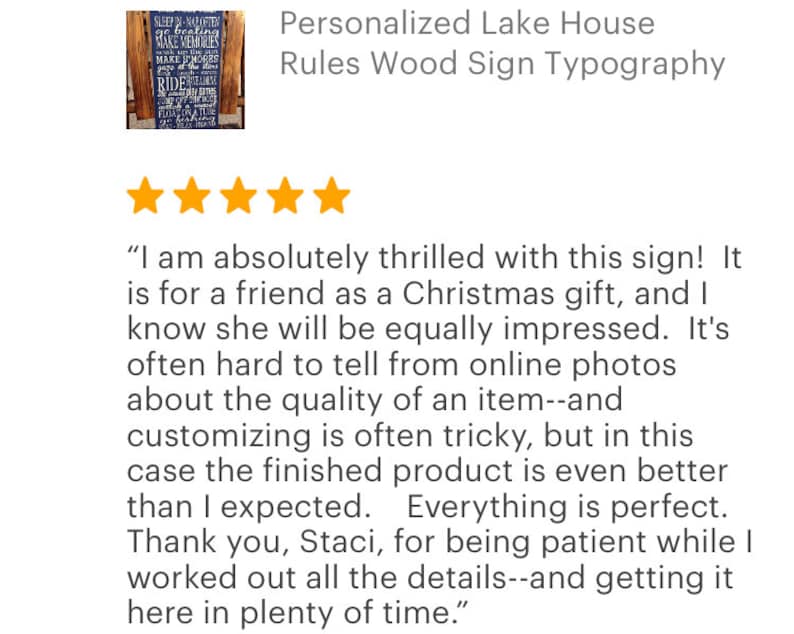 Custom lake house rules sign can be personalized with your name and/or lake name as well as any custom rules you need.