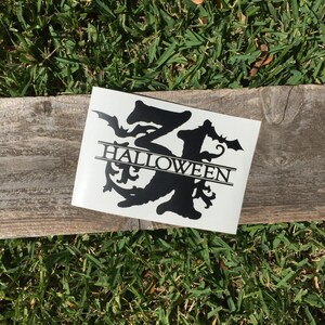 Personalized October 31 Vinyl Halloween Decal – Custom Halloween Decorations, Spooky Vinyl Stickers 

Celebrate spooky season in style with our personalized October 31 vinyl Halloween decal! Perfect for adding a festive touch to your home, office, party décor, or even personal items, this high-quality vinyl sticker brings Halloween magic wherever you place it. Each decal is made to order and can be customized with your choice of size, color, and personalization for a truly unique decoration.