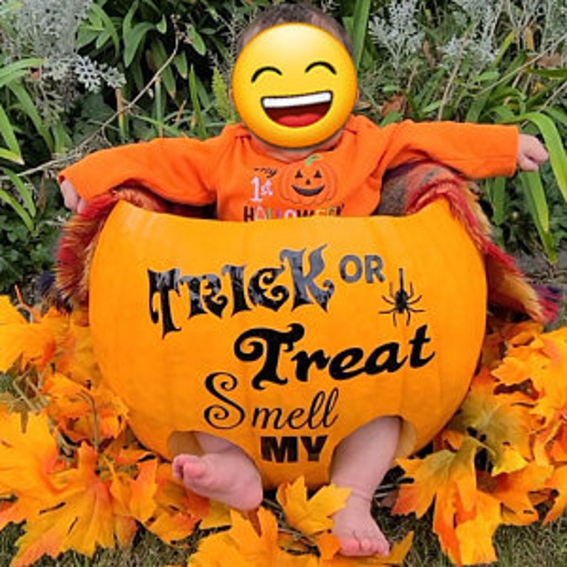 Trick Or Treat Smell My Feet Halloween Pumpkin Decal Fall Etsy Trick Or Treat Smell My Feet Halloween Pumpkin Decal Fall Etsy