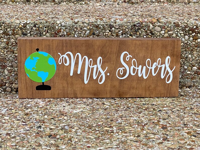 History Teacher Desk Name Plate Social Studies Teacher Gift Etsy