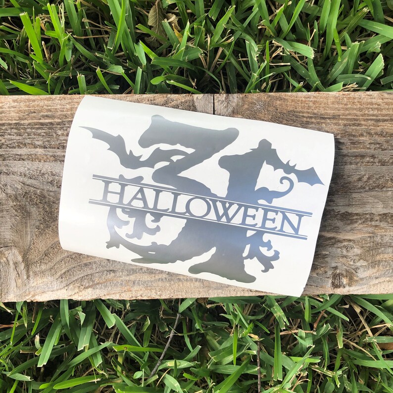 Personalized October 31 Vinyl Halloween Decal – Custom Halloween Decorations, Spooky Vinyl Stickers 

Celebrate spooky season in style with our personalized October 31 vinyl Halloween decal! Perfect for adding a festive touch to your home, office, party décor, or even personal items, this high-quality vinyl sticker brings Halloween magic wherever you place it. Each decal is made to order and can be customized with your choice of size, color, and personalization for a truly unique decoration.