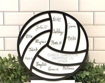 Custom Volleyball Coach Gift Award Plaque ~ Thank You Gift Volleyball Mom Appreciation Gift Coaches Gift Volleyball Gifts Personalized Gift