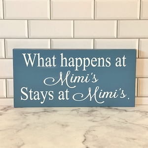 Christmas Gift For Grandma Custom Wood Sign ~ Grandparent Gift For Grandma Sign ~ New Grandma Gift Gigi Nana Mimi Gift From Grandkids