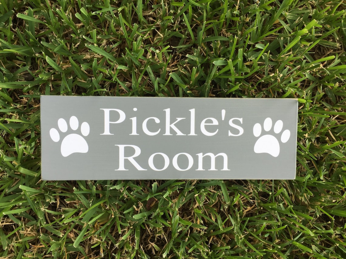 Gift For Dog Custom Name Plate Dog House Sign Dog Bed Sign Etsy