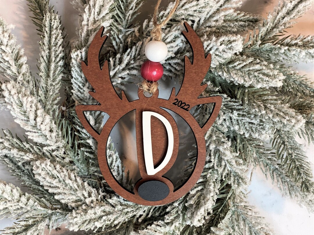 Personalized Kids Christmas Ornaments for Kids Christmas Décor Reindeer