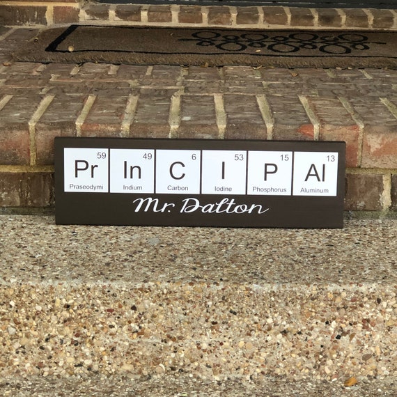 Principal Gifts Desk Principal Office Decor Personalized Etsy