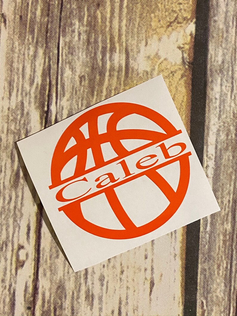 Basketball Decal Tumbler Decal Car Decal Laptop Decal Etsy