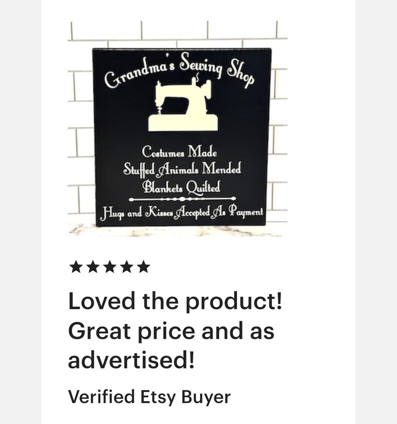 Celebrate Grandma’s love for sewing, quilting, and crafting with this handmade custom wood sewing room sign! Perfect for hanging in her sewing room, craft room, or quilting studio, this rustic wooden sign adds a warm, personal touch to her creative space. Whether you’re looking for a thoughtful gift for Grandma, a unique Mother’s Day present, or a way to make her sewing corner extra special, this personalized sign will be treasured for years to come. Customizable with any name you choose.