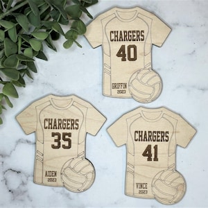 Volleyball Locker Sign ~ Volleyball Magnet ~ Engraved Volleyball Player Gift ~ Volleyball Gifts ~ Volleyball Locker Decor ~ Sports Locker