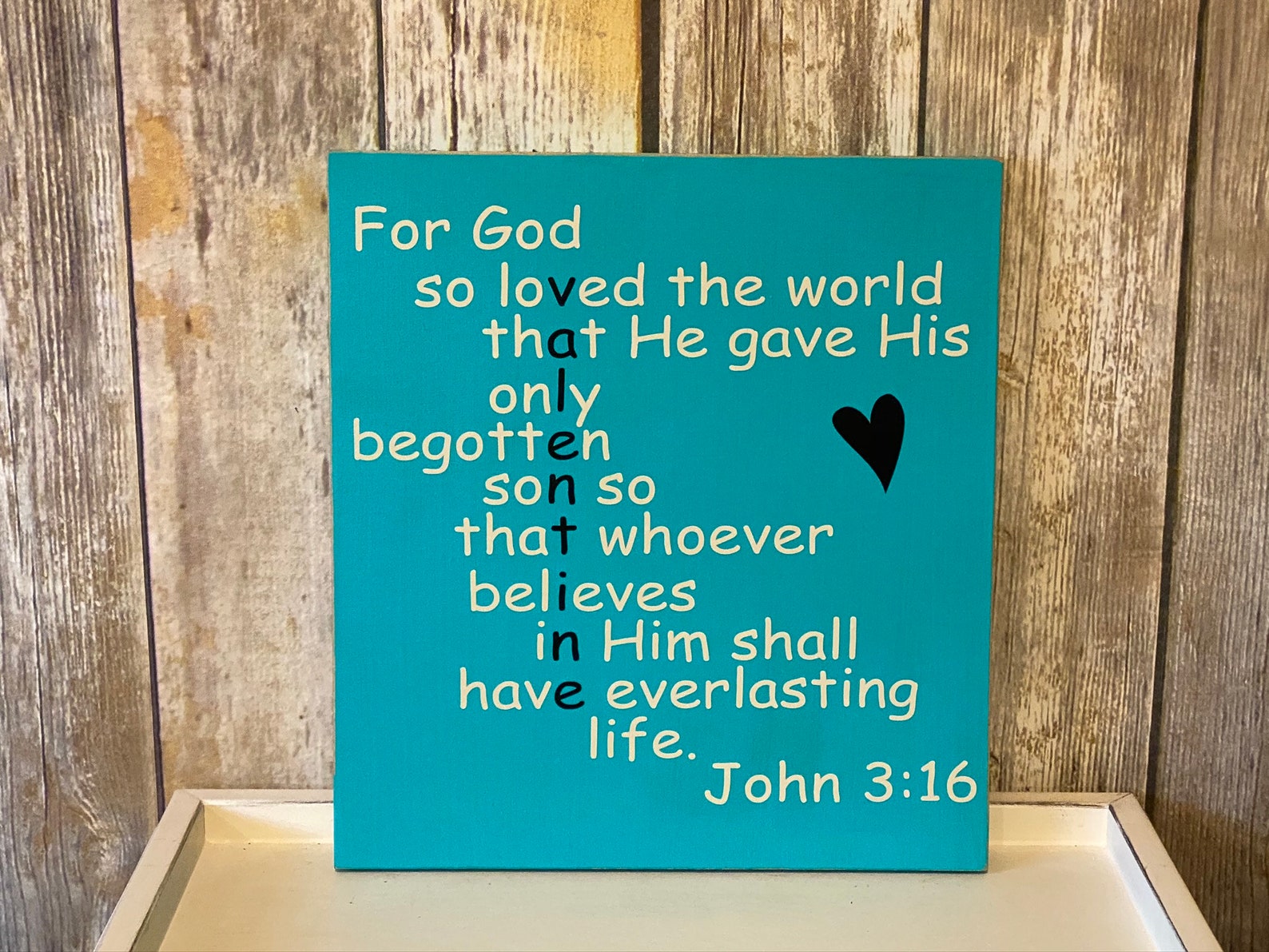 Valentine Sign valentine's Day Decor for God so Loved Etsy