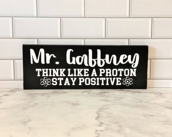 Science Teacher Desk Name Plate Teacher Gifts Classroom Décor ~ Teacher Appreciation Teacher Door Sign Teacher Gift ~ Gift For Teacher