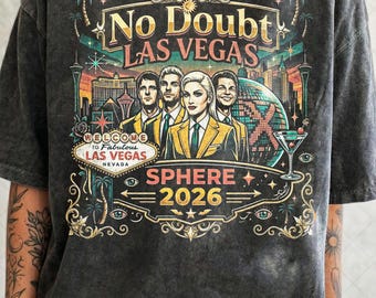 Limited Comfort Colors No Doubt Las Vegas 2026 Shirt, Ska Punk Band Fan Reunion Tour Fan T-Shirt, Gift For Women and Man Unisex T-Shirt