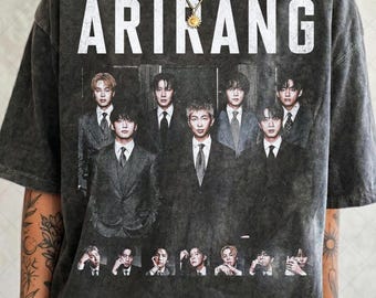 Limited Comfort Colors BTS Arirang Shirt, Vintage Bangtan World Tour 2026 Fan Tee T-Shirt, Gift For Women and Man Unisex T-Shirt