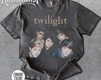 Limited Comfort Colors Twilight One Direction, Vintage Distressed Fan T-Shirt, Twilight Tshirt, Gift For Women and Man Unisex T-Shirt