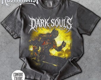 Limited Comfort Colors Dark Souls, Retro Video Game Fan T-Shirt, Distressed Tshirt, Gift For Women and Man Unisex T-Shirt