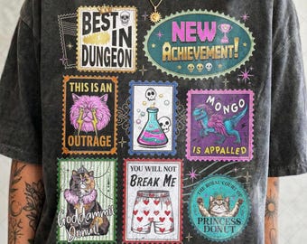 Limited Comfort Colors Dungeon Crawler Carl Shirt, Vintage Stamp Princess Donut Tee T-Shirt, Gift For Women and Man Unisex T-Shirt