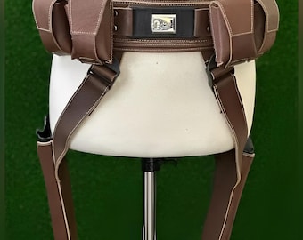 Cintura in pelle Bo-Katan Kryze - Costume cosplay mandaloriano di Star Wars