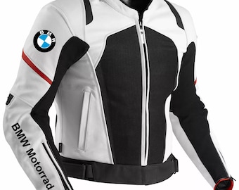 Giacca da moto in pelle BMW Motorrad: protezione CE