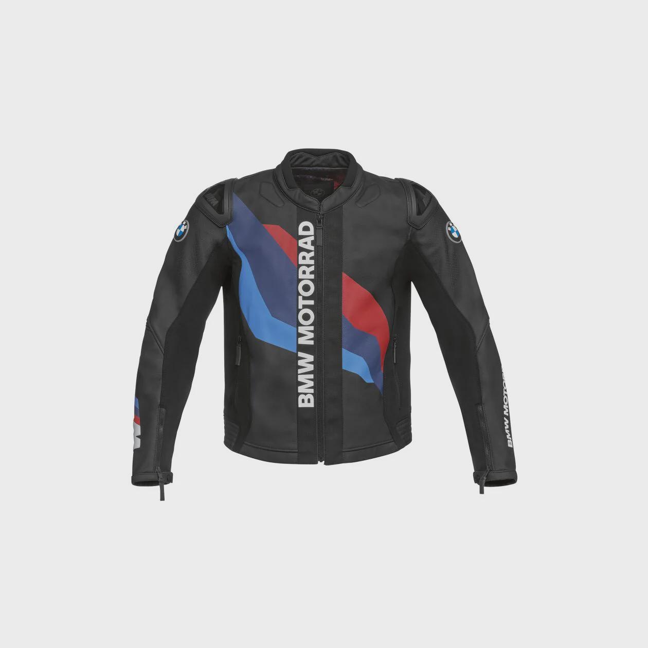 BMW Motorrad Leather Motorcycle Racing Jacket: Cowhide With