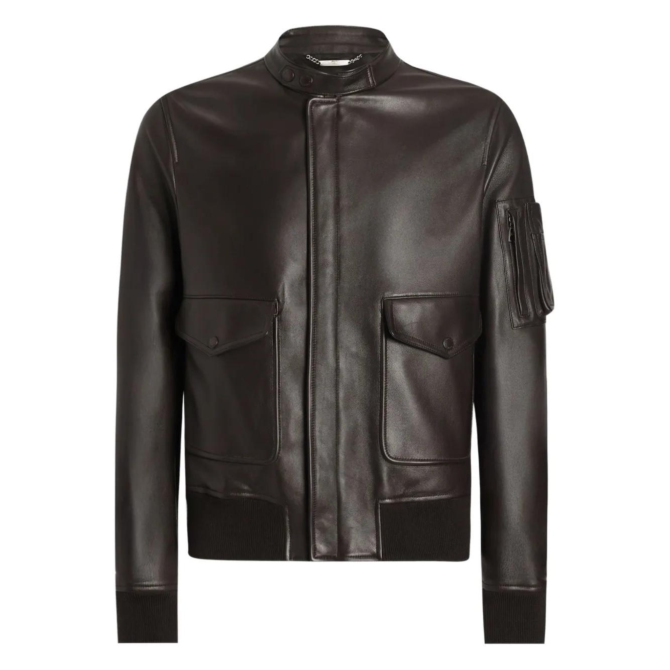 Dolce Gabbana Leather Jacket - Etsy