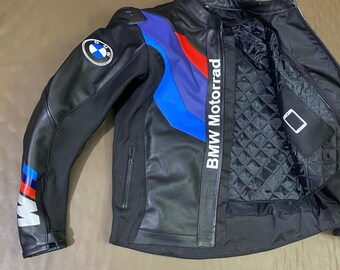 BMW Motorradレザーモーターサイクルレーシングジャケット：認定