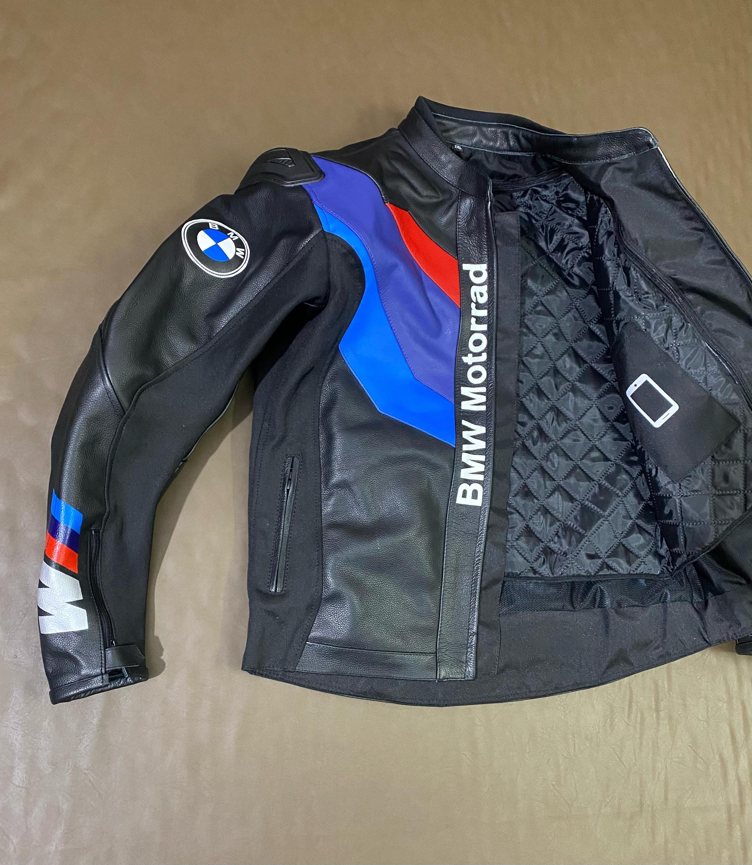 BMW Motorradレザーモーターサイクルレーシングジャケット：認定