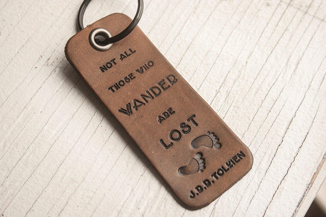 Not All Those Who Wander Are Lost J.R.R. Tolkien Leather - Etsy