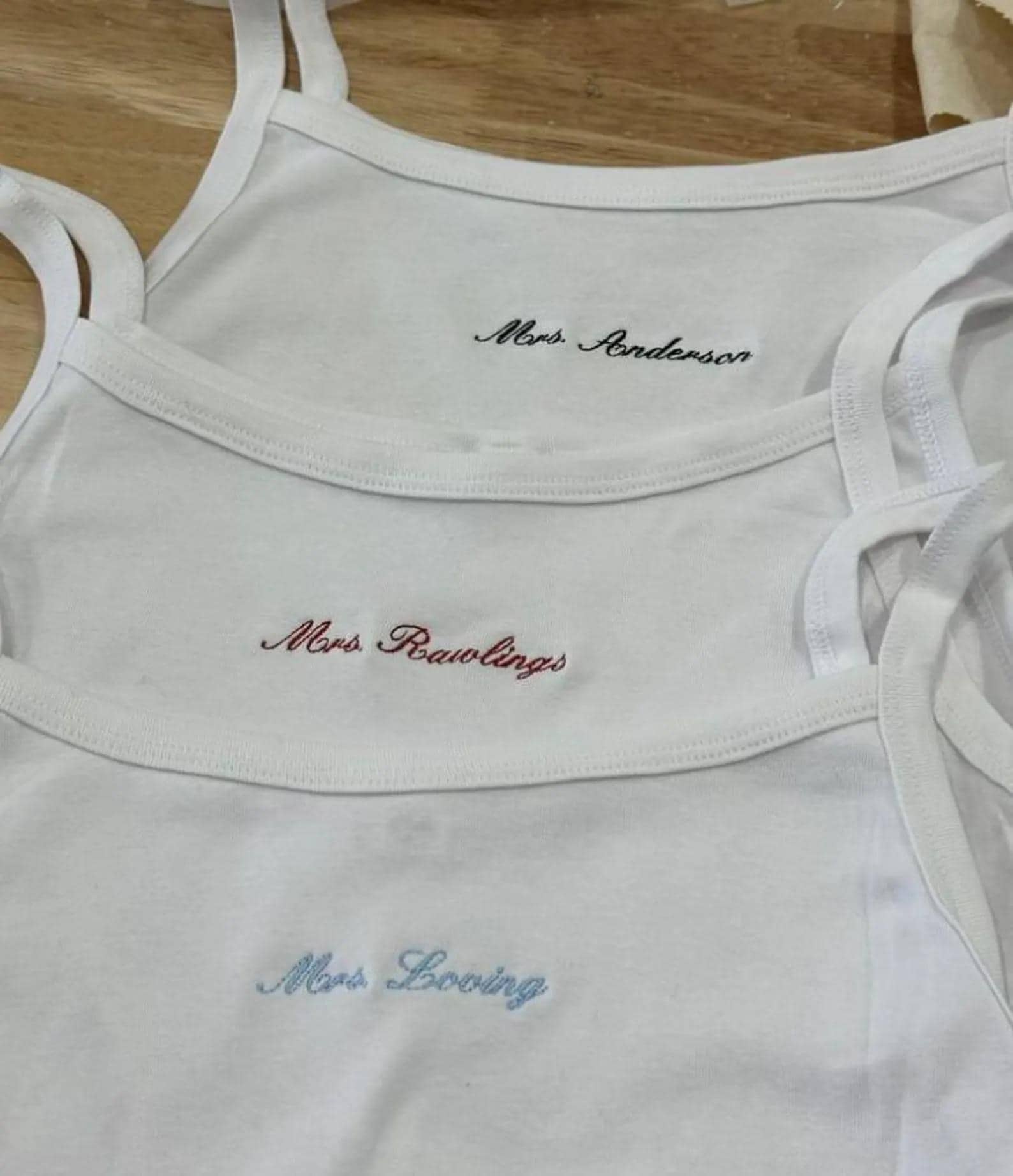 Custom Embroidered Tank Top, Personalized Text Crop Top, Custom Business Merch Tank, Custom Name Embroidery Shirt, Embroidered Crop Top Gift - XS