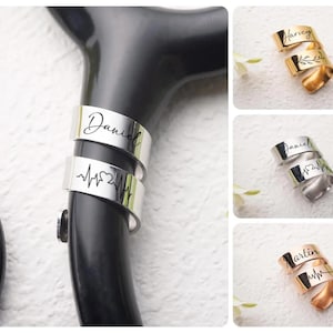 Personalized Stethoscope ID Tag, Engraved Name Tag for Stethoscope, Custom Stethoscope Charm, Stethoscope ID Ring, Nurse Gift for Women