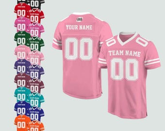 Camiseta de fútbol personalizada con el nombre y número del equipo, atuendo personalizado para el día del partido para adultos, regalo para fanáticos del fútbol americano