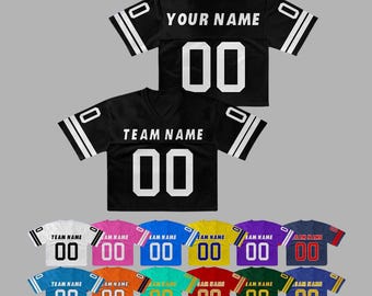 Camiseta corta de fútbol personalizada con nombre, número y logotipo del equipo. Bonita camiseta corta para mujeres, niñas y aficionadas. Regalo para el día del partido.