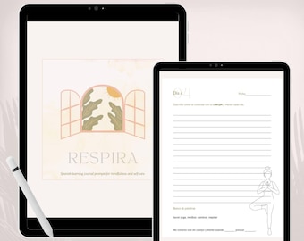 Spanish Language Learning Journal | 25-Day Guided Practice for Intermediate Learners