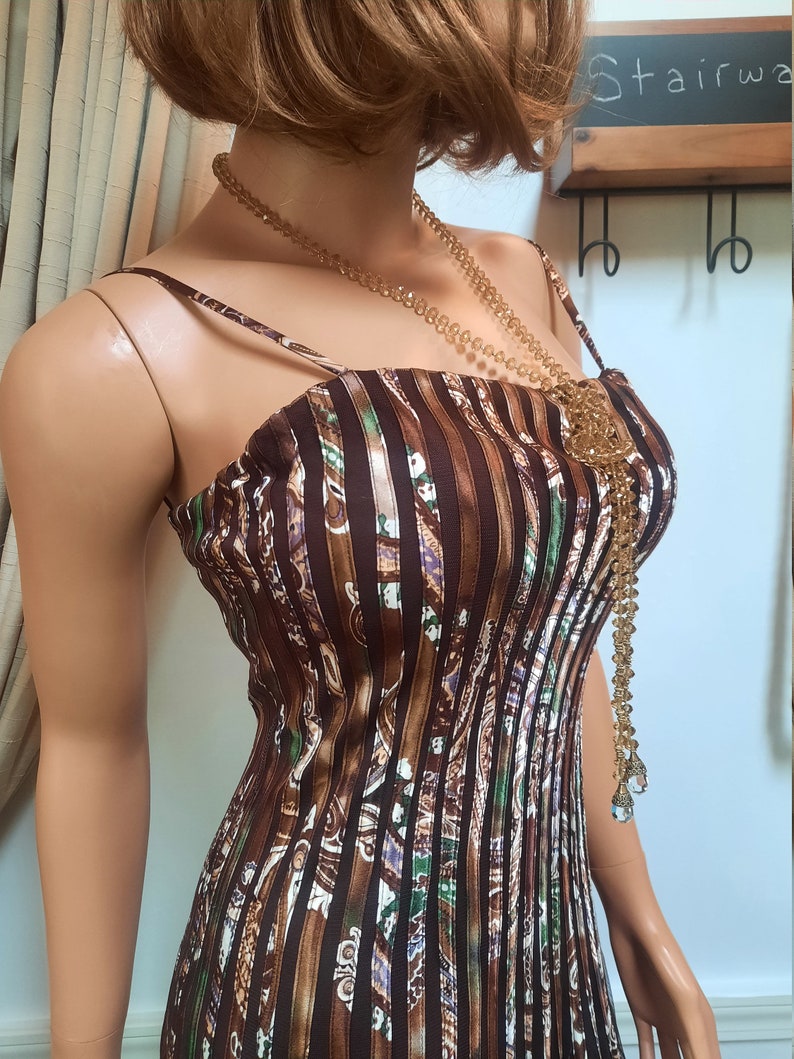 vintage 90s Cache spaghetti strap dress