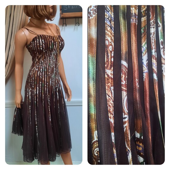 vintage 90s Cache spaghetti strap dress