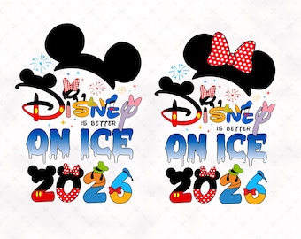 On Ice Png Bundle 2026 , Family Trip Png, Retro Mouse Head Png, Family Vacation Png, Magical Kingdom Png, Digital Download
