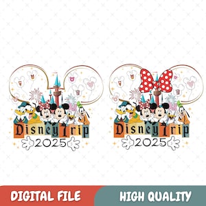 Family Vacation 2025 Png, Bundle Family Trip 2025 Png, Friend Squad Png, Magical Kingdom Png, Instant Download