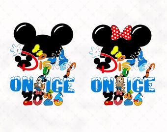 Paquete de imágenes PNG de On Ice (2026), Cabeza de ratón retro, Vacaciones familiares PNG, Reino mágico PNG, Modo vacaciones PNG, Archivo digital