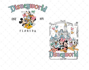 Florida (establecida en 1971), Castillo del Reino Mágico (establecido en 1971), Ratón y sus amigos (establecido en 1971), Archivo digital