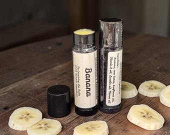 Bálsamo labial orgánico de plátano