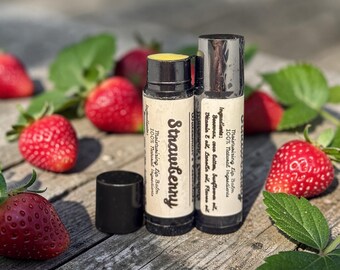Organic Lip Balm I Strawberry